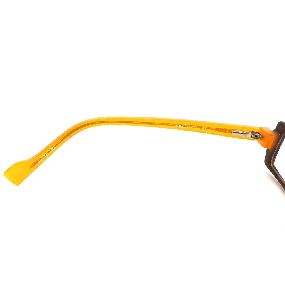 Etnia Barcelona Eyeglasses Frames MYKONOS col.BR/OG Brown Orange 50-18-135